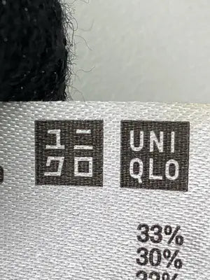 UNIQLO/ユニクロ/ニット/セーター/トップス/ブラック/M