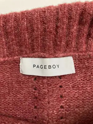 PAGEBOY/ページボーイ/ニット/セーター/トップス/レッド/F
