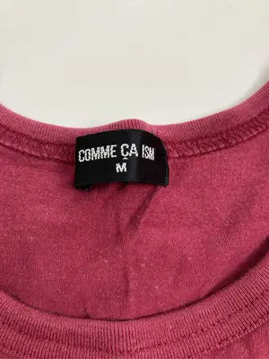 COMME CA ISM/コムサイズム/Tシャツ/カットソー/トップス/レッド/M