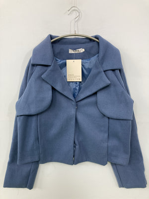 Danyumo/カーディガン/ボレロ/トップス/ブルー/L