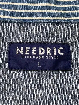 NEEDRIC/シャツ/ブラウス/トップス/ネイビー/L