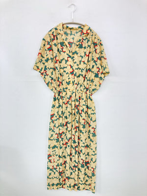 Vingtcina/シャツワンピース/ワンピース/ドレス/イエロー