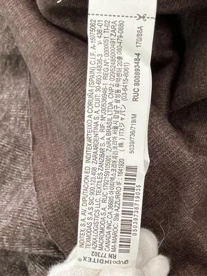 ZARA/ザラ/ベスト/トップス/ブラウン/USA M