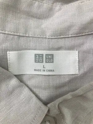 UNIQLO/ユニクロ/シャツ/ブラウス/トップス/グレー/L