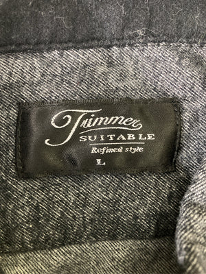 シャツ/ブラウス/トップス/グレー/L