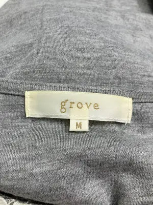 grove/グローブ/チュニック/ワンピース/ドレス/グレー/M