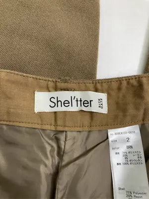 Shel'tter/シェルター/スラックス/パンツ/ブラウン/2