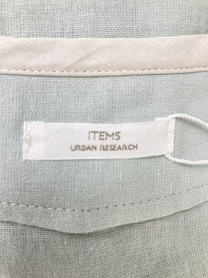 ITEMS/アイテムズ/ベスト/トップス/ライトグリーン