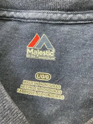 Majestic/マジェスティック/Tシャツ/カットソー/トップス/ネイビー/L