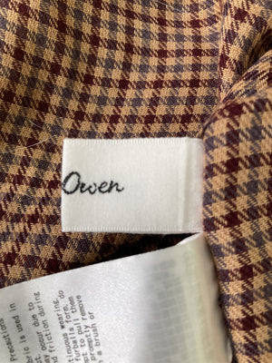 Mila Owen/ミラオーウェン/シャツワンピース/ワンピース/ドレス/ブラウン/0