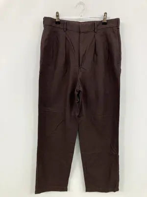 green label relaxing/グリーンレーベルリラクシング/スラックス/パンツ/ブラウン/S