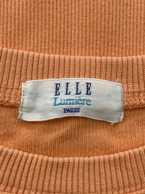 ELLE/エル/Tシャツ/カットソー/トップス/オレンジ/M