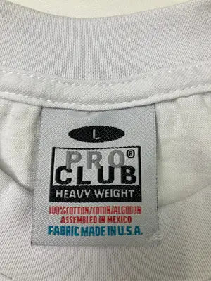PRO CLUB/Tシャツ/カットソー/トップス/ホワイト/L