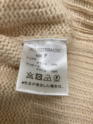 CPCM/シーピーシーエム/ワンピース/ワンピース/ドレス/ベージュ/F