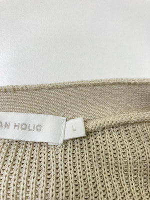 AMERICAN HOLIC/アメリカンホリック/カーディガン/ボレロ/トップス/ベージュ/L