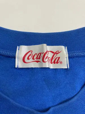 Coca Cola/コカコーラ/Tシャツ/カットソー/トップス/ブルー