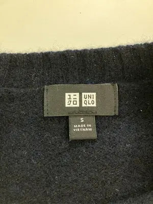 UNIQLO/ユニクロ/ニット/セーター/トップス/ネイビー/S