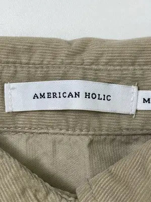 AMERICAN HOLIC/アメリカンホリック/シャツワンピース/ワンピース/ドレス/ベージュ/M