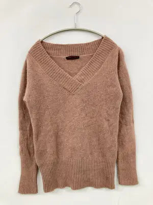 A COLPIDI CRAVATTA/ニット/セーター/トップス/ブラウン