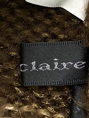 Livre claire/リーヴルクレール/ニット/セーター/トップス/ブラウン/L