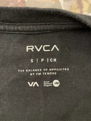RVCA/ルーカ/Tシャツ/カットソー/トップス/ブラック/S