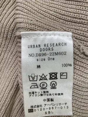 URBAN RESEARCH DOORS/アーバンリサーチドアーズ/ニット/セーター/トップス/ベージュ/One
