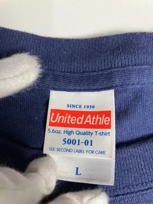 United Athle/ユナイテッドアスレ/Tシャツ/カットソー/トップス/ネイビー/L