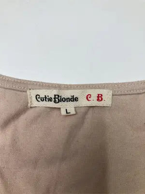 Cutie Blonde/キューティーブロンド/Tシャツ/カットソー/トップス/ベージュ/L