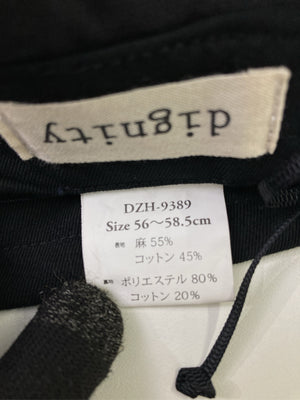 dignity/ハンチング/ベレー帽/帽子/ブラック/56〜58.5cm