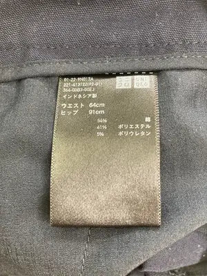 UNIQLO/ユニクロ/スラックス/パンツ/ブラック/ウエスト64cm ヒップ91cm