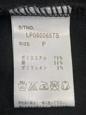 LEPSIM/レプシィム/Tシャツ/カットソー/トップス/ブラック/F