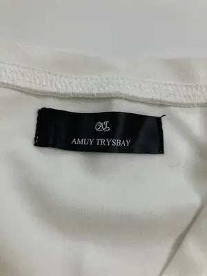 AMUY TRYSBAY/Tシャツ/カットソー/トップス/ホワイト/M