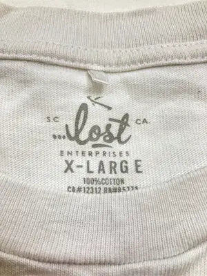 …LOST/Tシャツ/カットソー/トップス/ホワイト/X-LARGE