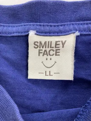 SMILEY FACE/スマイリーフェイス/Tシャツ/カットソー/トップス/ブルー/LL
