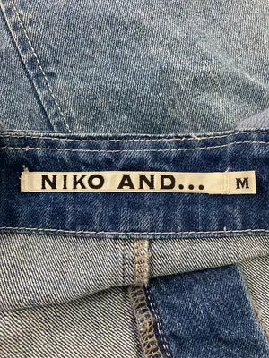 niko and .../ニコアンド/ジャンパースカート/ワンピース/ドレス/ブルー/M