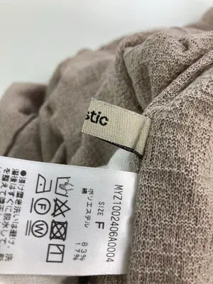 mystic/ミスティック/Tシャツ/カットソー/トップス/ベージュ/F