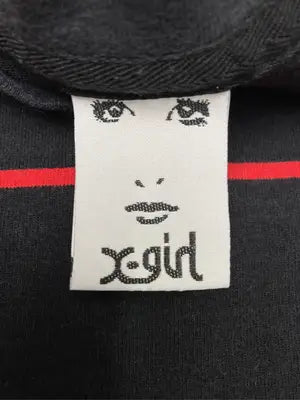 X-GIRL/エックスガール/Tシャツ/カットソー/トップス/ブラック/1