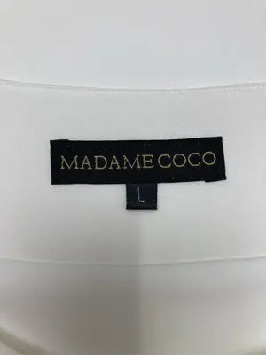 MADAMECOCO/Tシャツ/カットソー/トップス/ホワイト/L