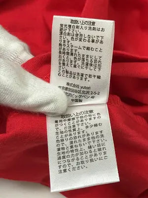 nemne/ネンネ/Tシャツ/カットソー/トップス/レッド/M