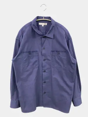 UNIQLO JW Anderson/ユニクロジェイダブリューアンダーソン/シャツ/ブラウス/トップス/ネイビー/L