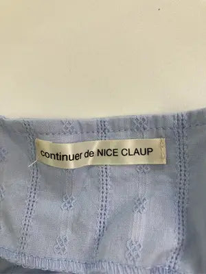 continuer de NICE CLAUP/コンティニューデナイスクラップ/シャツ/ブラウス/トップス/スカイブルー