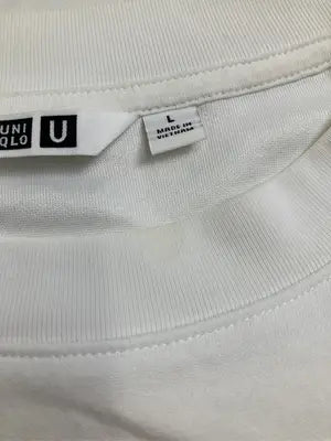 UNIQLO U/ユニクロユー/Tシャツ/カットソー/トップス/ホワイト/L