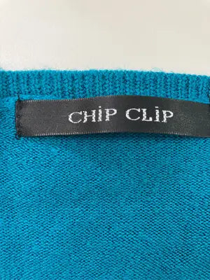 Chip Clip/チップクリップ/ニット/セーター/トップス/ブルー/M