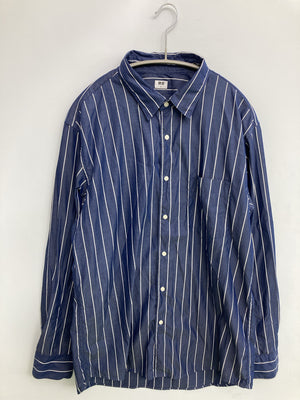 UNIQLO/ユニクロ/シャツ/ブラウス/トップス/ネイビー/L