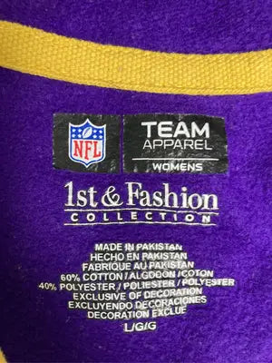 NFL TEAM APPAREL/エヌエフエルチームアパレル/パーカー/トップス/パープル/L