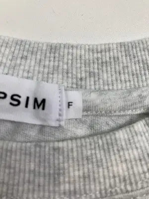 LEPSIM/レプシィム/Tシャツ/カットソー/トップス/グレー/F