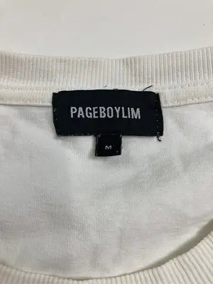 PAGEBOYLIM/ページボーイリム/Tシャツ/カットソー/トップス/ホワイト/M