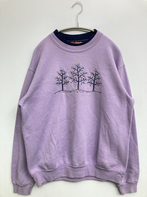 top stitch/スウェット/トップス/パープル/MEDIUM
