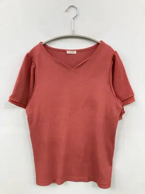 GLACIER/グラシア/Tシャツ/カットソー/トップス/レッド/S