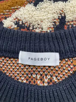 PAGEBOY/ページボーイ/ニット/セーター/トップス/ブラウン/F
